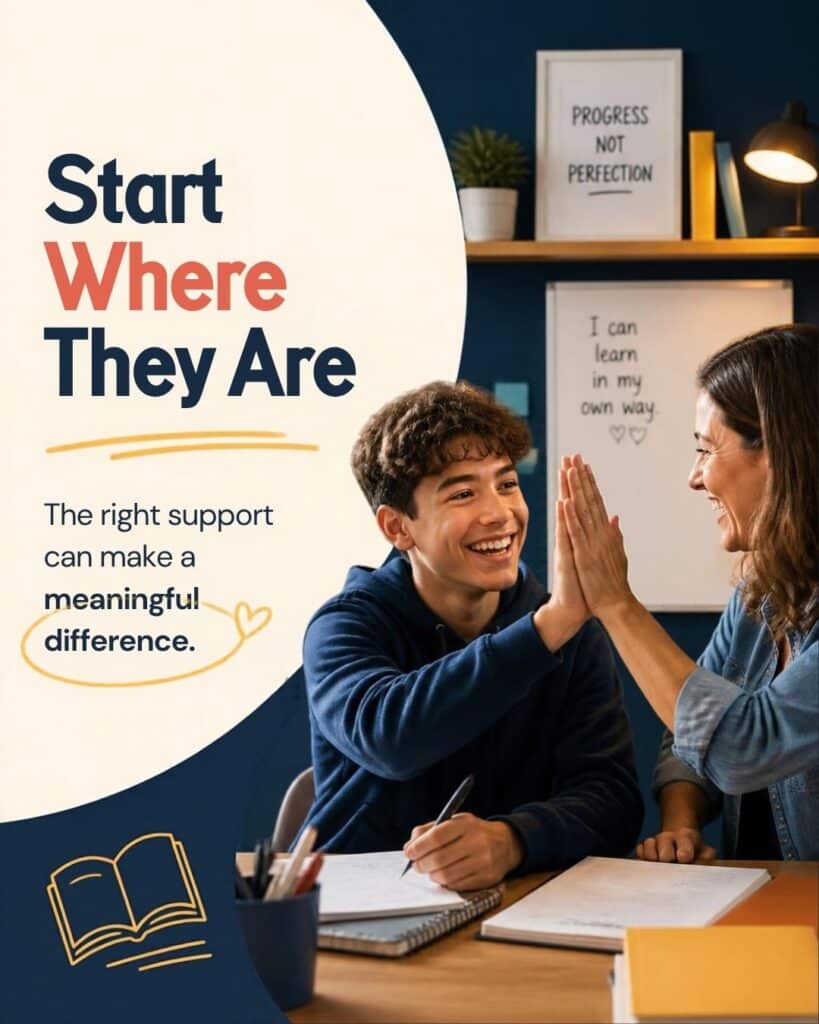 older dyslexic kids are still able to learn even if they are in high school or even adults. It's never too late.